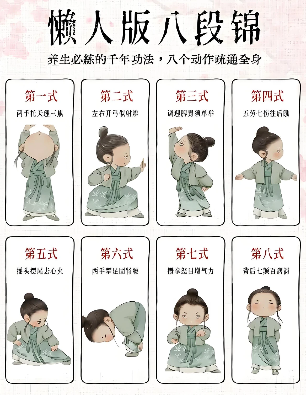 八段锦是哪个朝代有的?八段锦是谁发明的?哪个教派发明的?